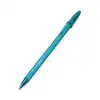 Bolígrafo bic shimmers turquesa