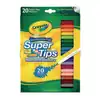 Plumones lavables crayola 20 und