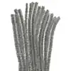 Chelines metalizados gris x 100