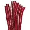 Chelines metalizados rojo x 100