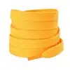 Cordón tenis plano 120cm amarillo oro