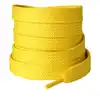 Cordón tenis plano 120cm amarillo
