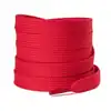 Cordón tenis plano 120cm rojo