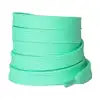Cordón tenis plano 120cm verde menta