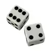 Juego de 2 dados blanco grande