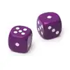 Juego de 2 dados grande morado