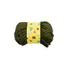 Lana escolar pequeña verde militar