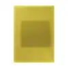 Pasta anillado policover traslucida carta amarilla x 50