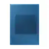 Pasta anillado policover traslucida carta azul x 50