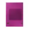 Pasta anillado policover traslucida carta fucsia x 50