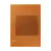Pasta anillado policover traslucida carta naranja x 50