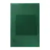 Pasta anillado policover traslucida oficio verde x 50