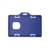 Porta carnet plastico horizontal azul
