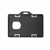 Porta carnet plastico horizontal negro