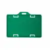 Porta carnet plastico horizontal verde