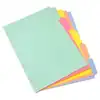 Separador folder cartulina 105 multicolor