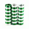 Serpentinas satinadas verde x 3