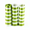 Serpentinas satinadas verde limón 3 und