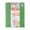 Papel iris impresionarte carta verde navidad x 20