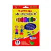 Caja de plastilina mi trensito larga multicolor x 13