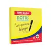 Notas adhesivas offi esco neón oe-360 mediano amarillo