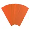 Papel crepe pliego naranja x 10