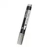 Marcador pelikan metalizado plata