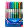 Marcador pointer metalizado x 8