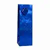 Bolsa de regalo holográfica primavera botella azul