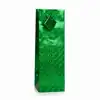 Bolsa de regalo holográfica primavera botella verde
