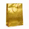 Bolsa de regalo holográfica primavera l dorada