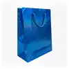 Bolsa de regalo holográfica primavera m azul