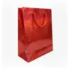Bolsa de regalo holográfica primavera m rojo