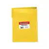 Carpeta plastica legajadora primavera carta amarilla