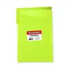 Carpeta plastica legajadora primavera oficio verde limon
