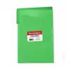 Carpeta plastica legajadora primavera oficio verde
