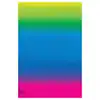 Cartulina degrade 1/2 amarillo azul fucsia