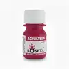 Pintura acrílica acriltela roseta rojo carmín