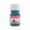 Pintura acrílica acriltela roseta verde cobalto claro