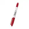 Marcador sharpie doble punta rojo