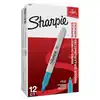 Marcador sharpie turquesa x 12