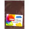 Fomi top line escarchado 1/8 café x 10