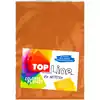 Fomi top line escarchado 1/8 naranja x 10