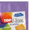 Fomi top line escarchado 4 cartas lila x 10