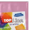 Fomi top line escarchado 4 cartas rosado x 10