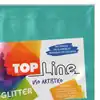Fomi top line escarchado 4 cartas turquesa x 10