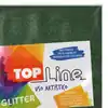 Fomi top line escarchado 4 cartas verde x 10