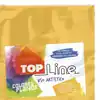 Fomi top line liso 4 cartas amarillo oro x 10