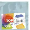Fomi top line liso 4 cartas azul pastel x 10