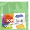 Fomi top line liso 4 cartas verde pistacho x 10